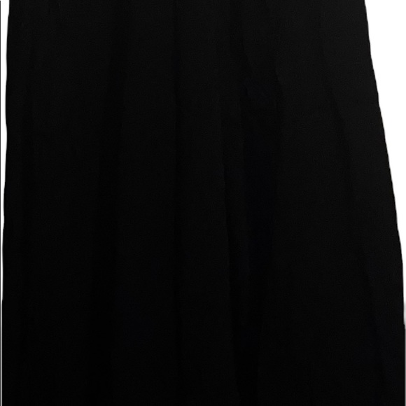 Annabelle Black Baby Doll Dress Sheer Bottom Criss Cross In Back Women’s Medium - Picture 13 of 14